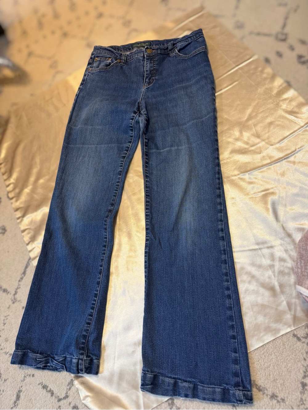 Ralph Lauren Dark Blue Straight-Leg Jeans